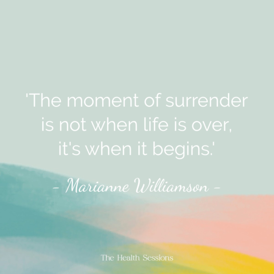 16 Surrender Quotes to Let Go of Things You Can't Control | The Health Sessions