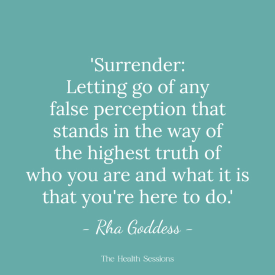 16 Surrender Quotes to Let Go of Things You Can't Control | The Health Sessions