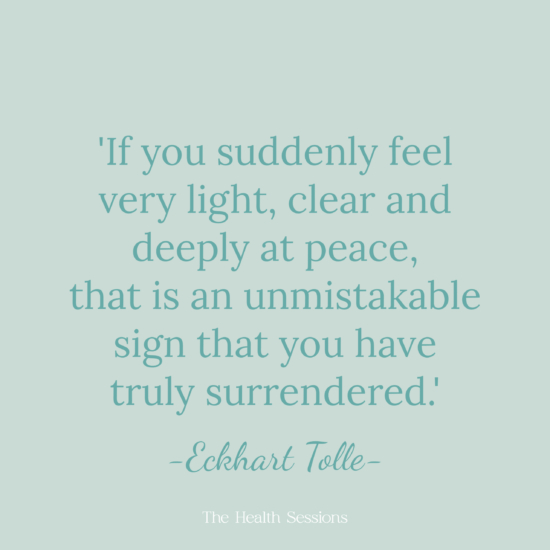 16 Surrender Quotes to Let Go of Things You Can't Control | The Health Sessions