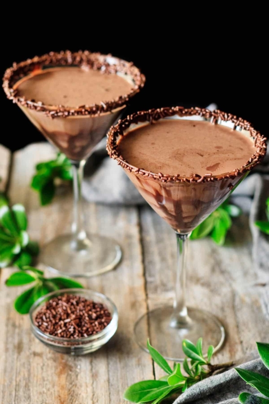 Festive Non-Alcoholic Drinks: Chocolate Mocha 'Martini' from Savor the Flavour | The Health Sessions