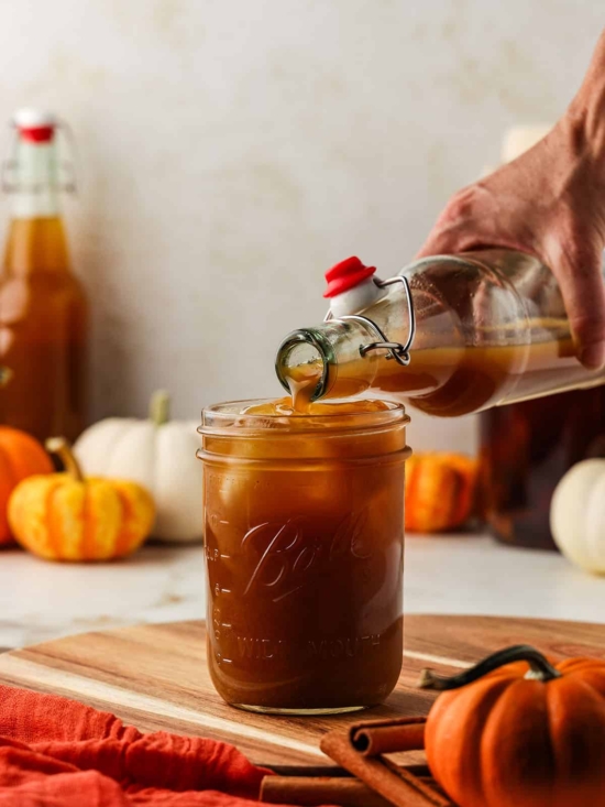 Festive Non-Alcoholic Drinks: Pumpkin Kombucha from Grow Forage Cook Ferment | The Health Sessions