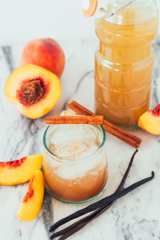 Healthy Drinks to Stay Hydrated: Spiced Stone Fruit Shrub from Bare Root Girl | The Health Sessions