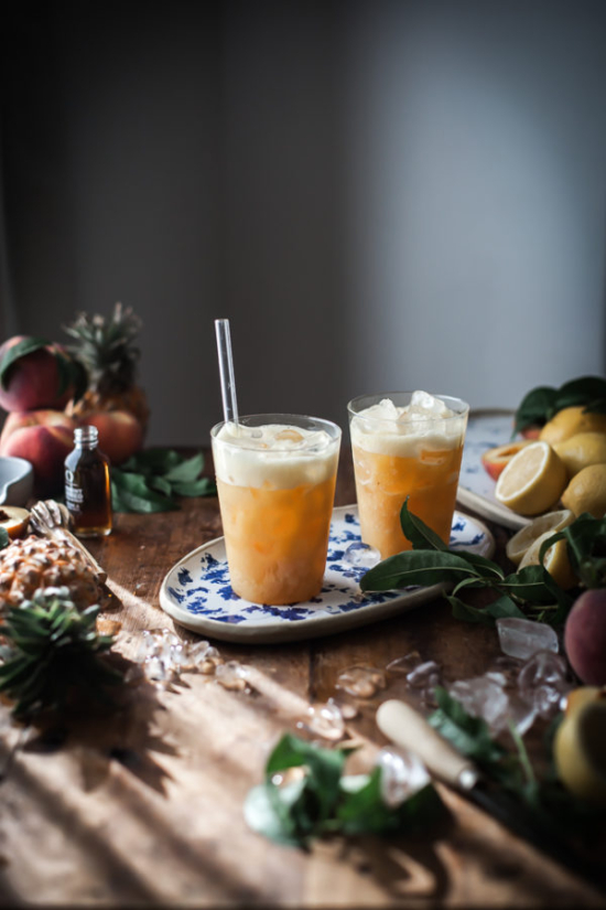 Healthy Drinks to Stay Hydrated: Whole Fruit Pineapple Peach Lemonade from The Kitchen McCabe | The Health Sessions