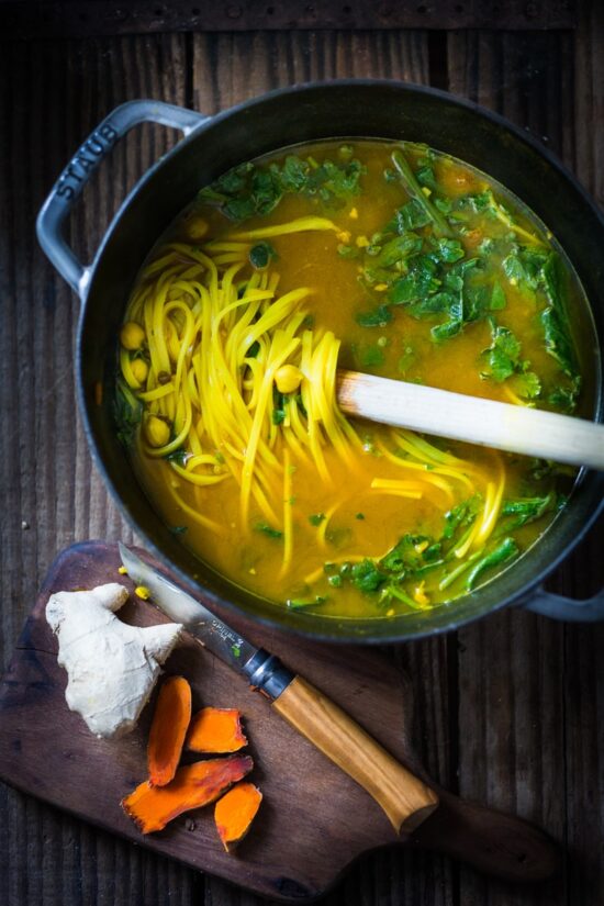 (Bone) Broth Recipes: Turmeric Broth Detox Soup from Feasting At Home | The Health Sessions