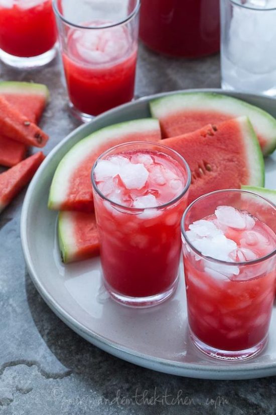 12 Refreshing Summer Drinks: Watermelon Raspberry Lemonade by Gourmande in the Kitchen | The Health Sessions