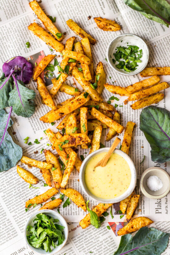 Winter Cabbages Recipes: Kohlrabi Fries from Heavenlynn Healthy | The Health Sessions