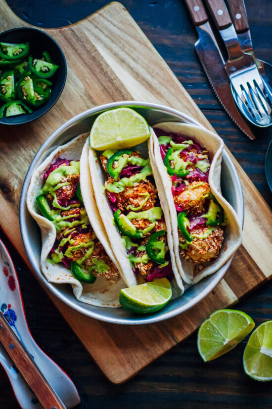 Winter Cabbages Recipes: Cauliflower Tacos from Well and Full | The Health Sessions