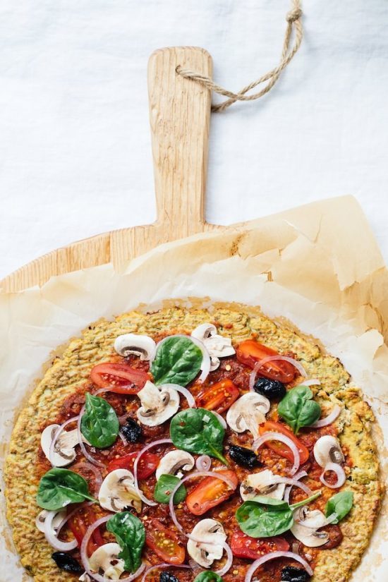 Healthy Pizza Party: Cauliflower Pizza Crust from Nutrition Stripped | The Health Sessions