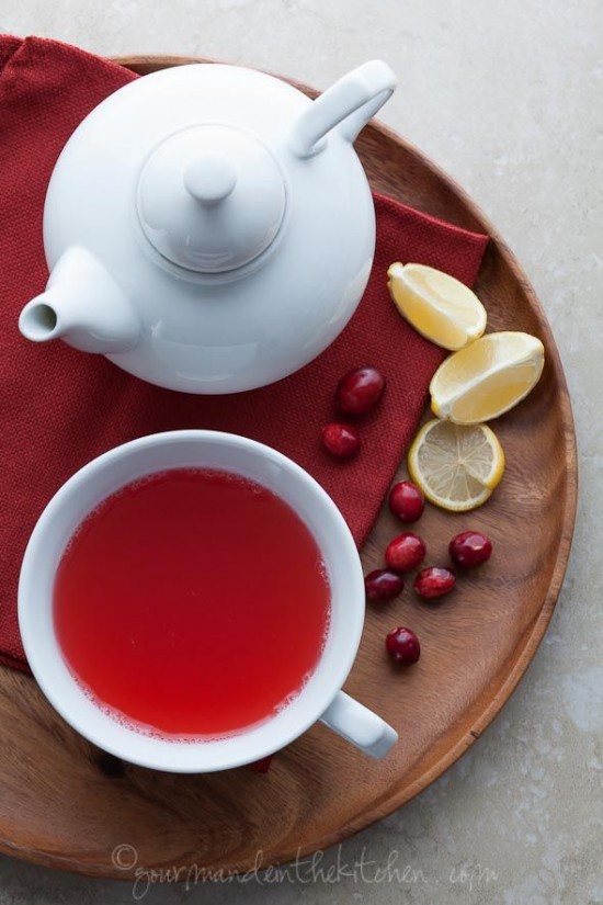 Hot & Healing Drinks: Cranberry Spice Tea from Gourmande in the Kitchen | The Health Sessions