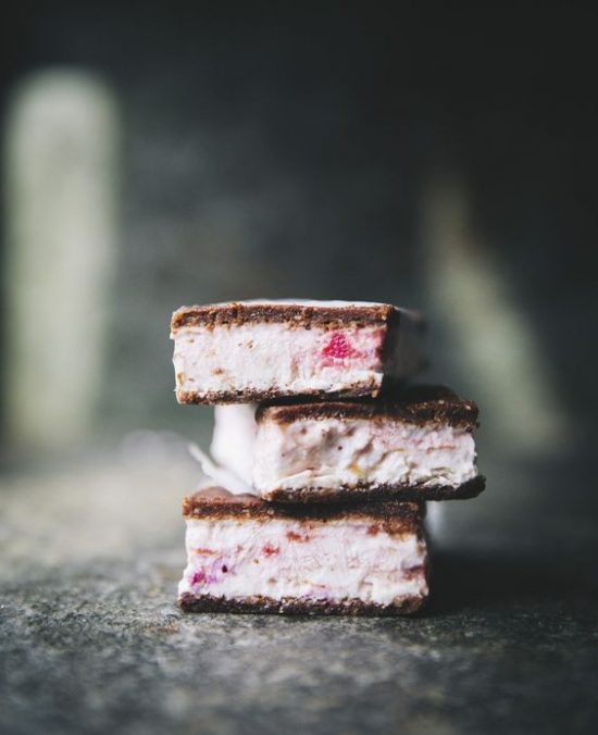 The Nicest Ice Cream: Rhubarb Ice Cream Sandwiches from Green Kitchen Stories | The Health Sessions