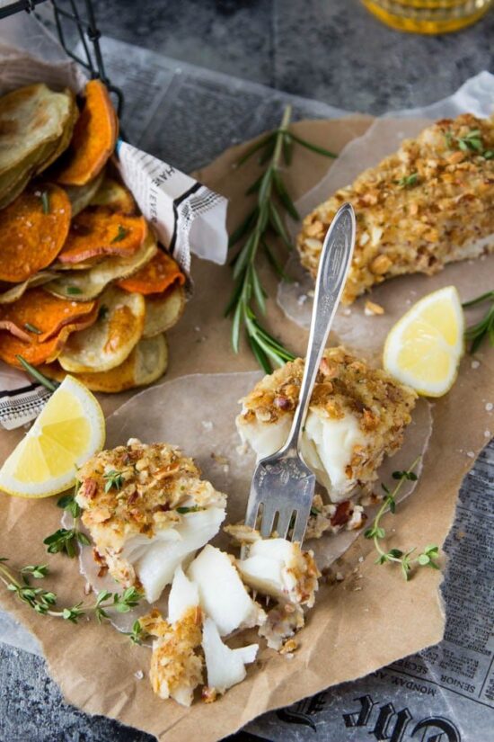 Healthier Fast Food: Healthy Oven Baked Fish and Chips from Simple Healthy Kitchen | The Health Sessions