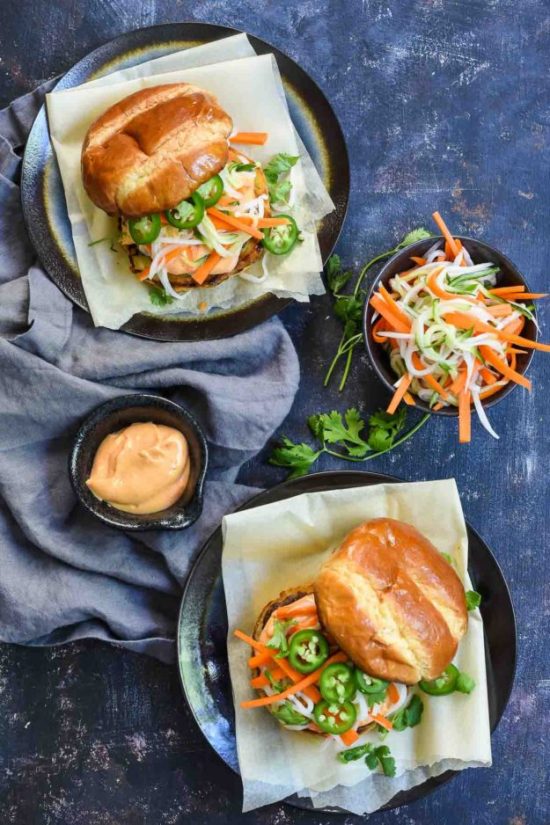Eat More Fermented Foods: Bahn Mi Burgers with Quick Pickled Vegetables from NeighborFood | The Health Sessions