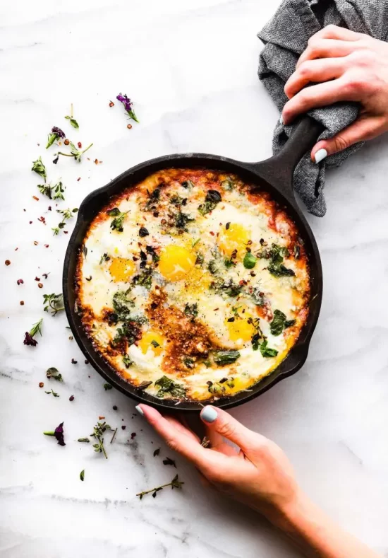 Healthy Brunch Recipes:I talian Egg Bake (Low Carb) from Cotter Crunch | The Health Sessions