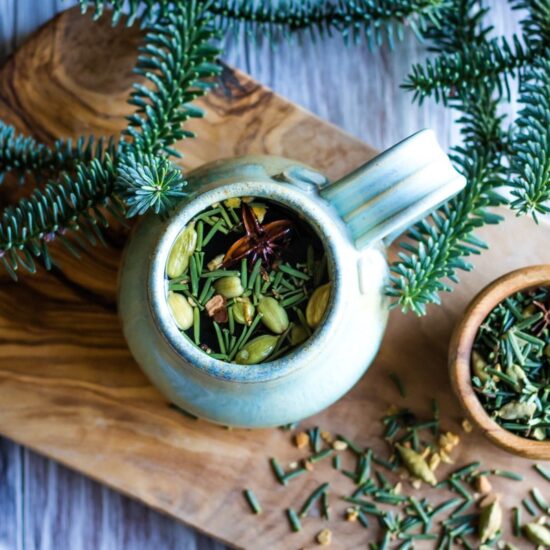 Herbal Teas: Fir Needle Forest Chai from Grow Forage Cook Ferment | The Health Sessions