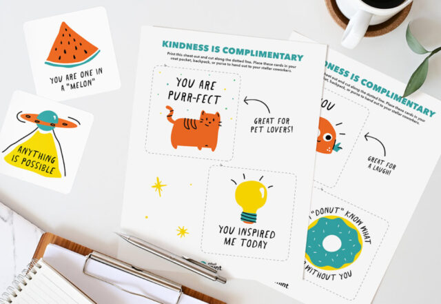 30 Small Acts to Spread Kindness (Including Cute Printables) | The Health Sessions