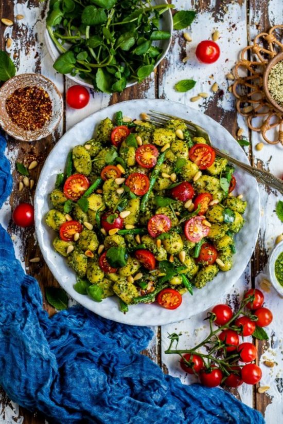 Eat More Leafy Greens: Watercress & Mint Pesto Gnocchi from Happy Skin Kitchen | The Health Sessions