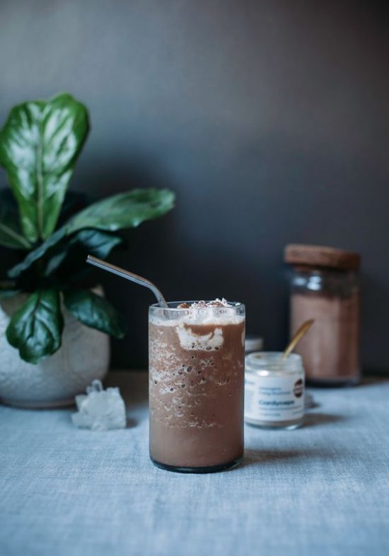 Medicinal Mushroom Recipes: Magic Mushroom Mocha Frap from The First Mess | The Health Sessions