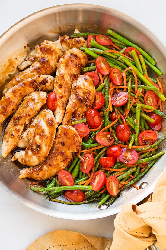 One Pot Dinners: One Pan Balsamic Chicken and Veggies from Cooking Classy | The Health Sessions