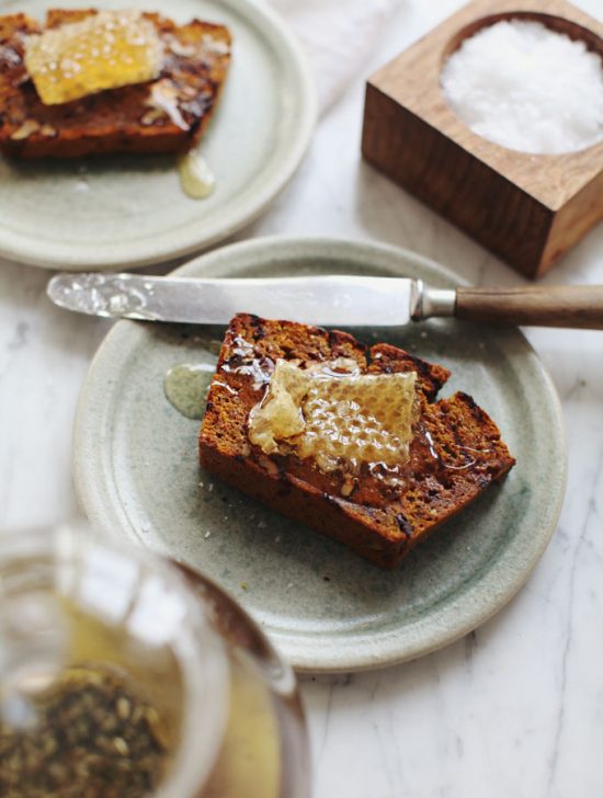 Your Favourite Fall Produce: Grilled Pumpkin Bread with Honeycomb from My New Roots | The Health Sessions