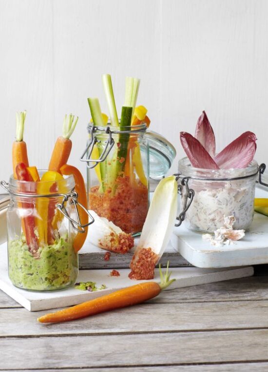 Healthy Snacks: Picnic Dip Jars from Olive Magazine | The Health Sessions