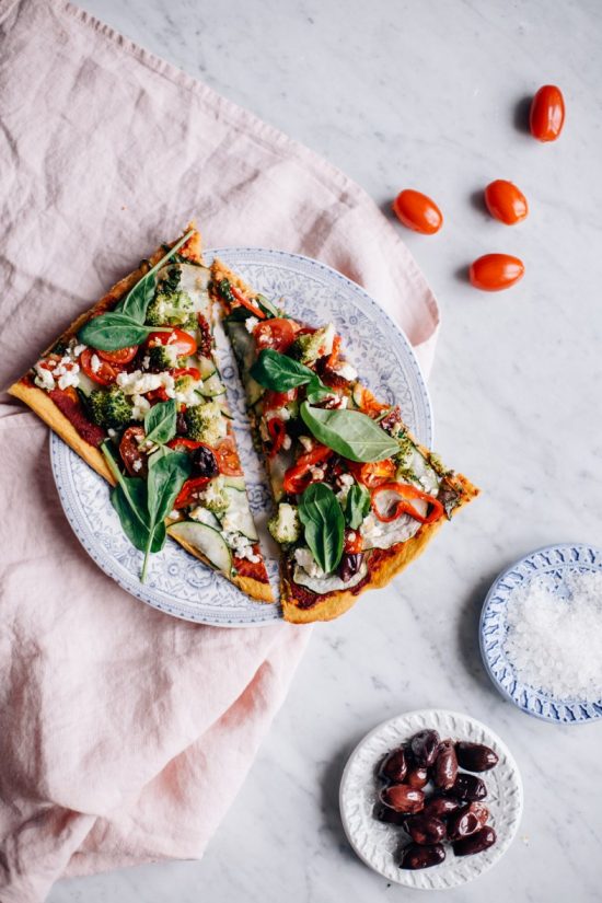 Healthy Pizza Party: Super Veggie Pizza with Sweet Potato Crust from Tuulia | The Health Sessions