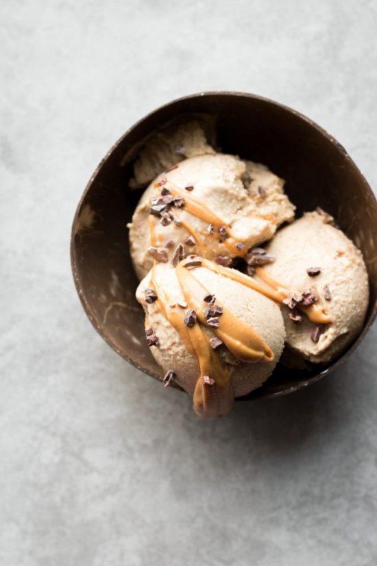 The Nicest Ice Cream: Chickpea-Nut Butter Iced Cream from Unsweetened Caroline | The Health Sessions